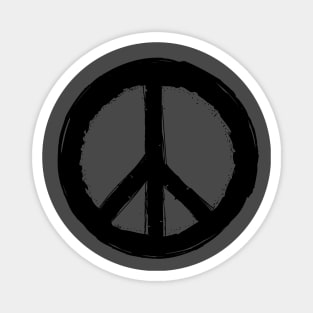 Vintage Peace Sign in tie dye or solids Magnet